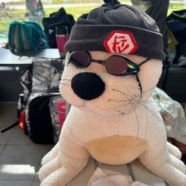 Kalle, das Maskottchen der FTV Schwimmabteilung